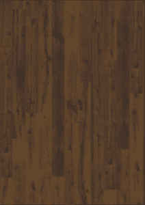 Parquet bois foncé, lames rustiques, texture naturelle avec noeuds et variations de teinte brun foncé.